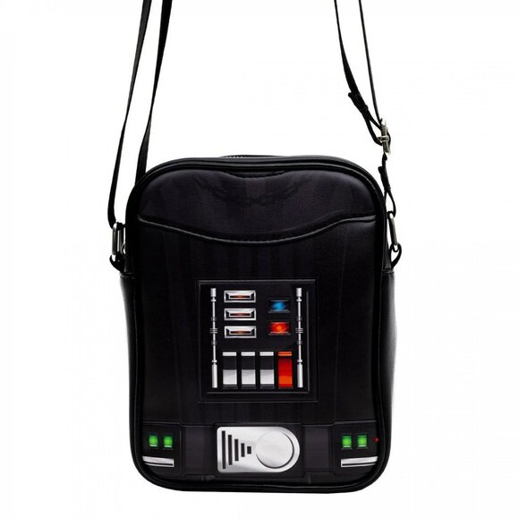 Disney BuckleDown Star Wars Darth Vader Character Close-Up Crossbody Bag NWT - Picture 4 of 4